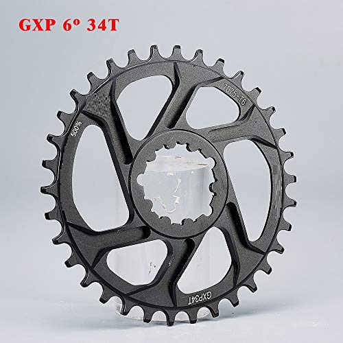 WEIYKUN Piñón MTB GXP Bicicletas Chainring Estrecho Ancho de Bicicletas de montaña Chainwheel 32T 34T 36T 38T for SRAM GXP XX1 X9 X01 XO Bielas Engranaje Impulsor (Color : Offset 3mm 38T)