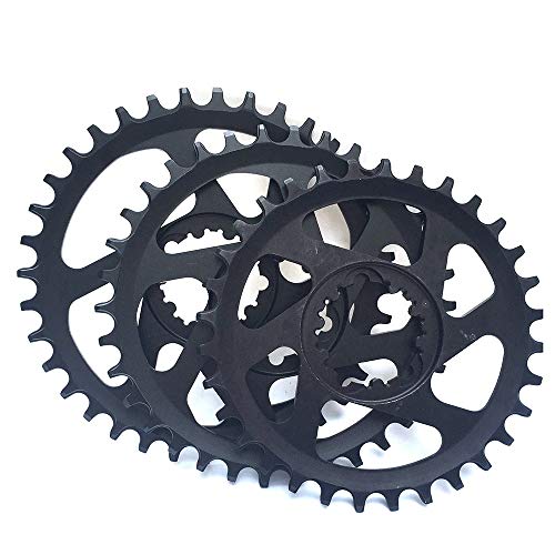 WEIYKUN Piñón MTB GXP Bicicletas Chainring Estrecho Ancho de Bicicletas de montaña Chainwheel 32T 34T 36T 38T for SRAM GXP XX1 X9 X01 XO Bielas Engranaje Impulsor (Color : Offset 3mm 38T)