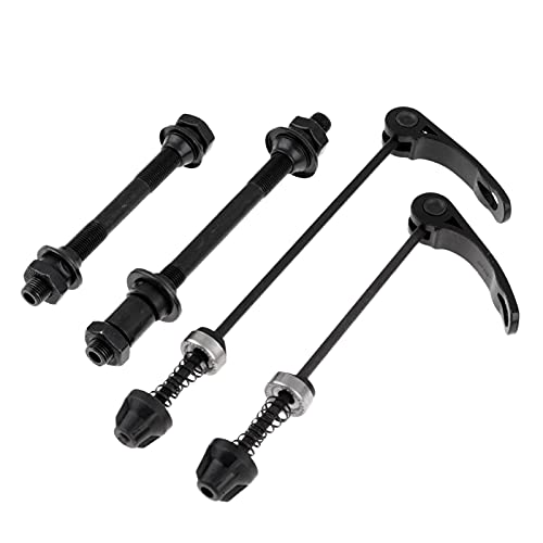 WENYOG Cierre Rapido Rueda Trasera 1 par Mountain Road Bike Wheel Hub Front Front and Trasero Pinchos de liberación rápida Clip Hollow Eje Subir Piezas Ajuste 20"22" 24"26" 28"Bicicleta