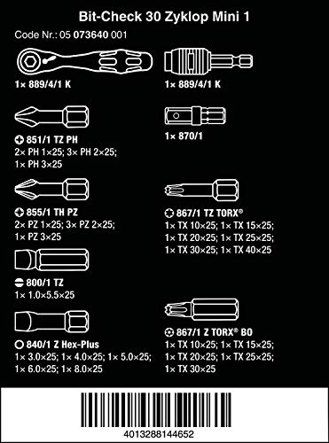 Wera 05073640001 Juego de Herramientas con 31 Piezas