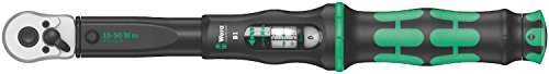 Wera 05075610001 Llave dinamométrica con carraca reversible Click-Torque B 1, 3/8 pulgada, 10 - 50 Nm, 3/8", 10 - 50 Nm