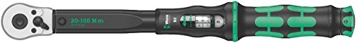 Wera 05075611001 Click-Torque B 2 Llave dinamométrica con carraca reversible, 3/8 pulgada, 20 - 100 Nm, 3/8", 20 - 100 Nm