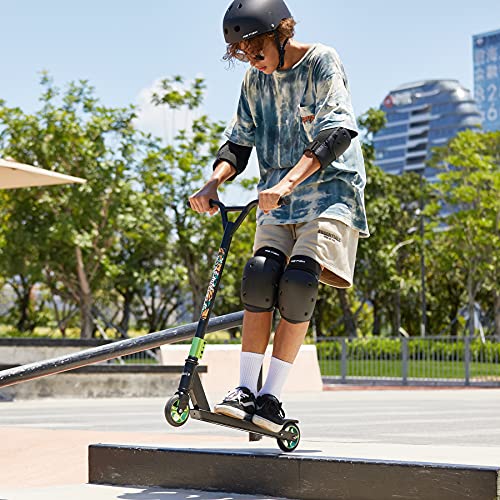 WeSkate Scooter Freestyle Niños y Adultos Patinete Freestyle Giratorio de 360 Grados con Plataforma Antideslizante 85cm 7 Años o más
