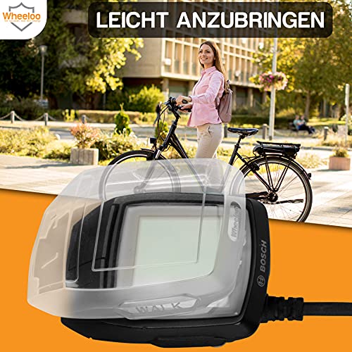 Wheeloo Funda transparente para controlador Bosch Purion, 100% transparente, protección contra arañazos y agua, protector de pantalla para bicicleta eléctrica