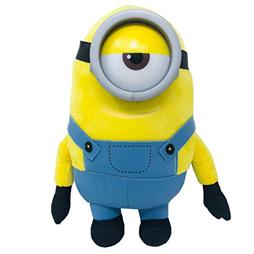 Whitehouse Peluches Minions Bob Kevin Stuart 25/30cm Minion con Gafas de Plástico, Peluche Suave y blandito, Pack 3 Peluches Minion