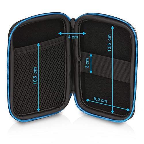 Wicked Chili Funda Protectora Compatible con Bosch Nyon 2021 Ordenador de Bicicleta, Bolsa Protectora para Sistema de navegación, Case para aparatos electrónicos (con Compartimento para Accesorios)