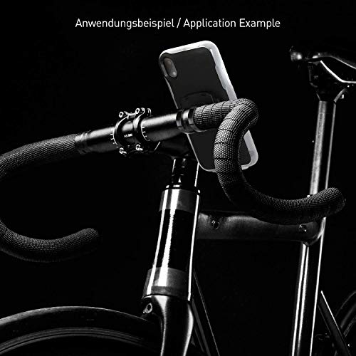 Wicked Chili - Soporte para bicicleta con 4 garras (compatible con iGrip, HR Herbert Richter, QuickFix, Teasi, Tahuna/bicicleta manillar de bicicleta (plano y ligero, 20 g)