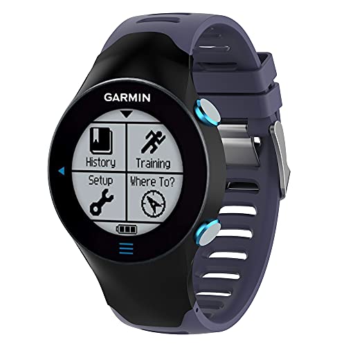 WIIKAI Compatible con Garmin Forerunner 610 Correas para Relojes, Correa de Pulsera de Reemplazo.(Púrpura)