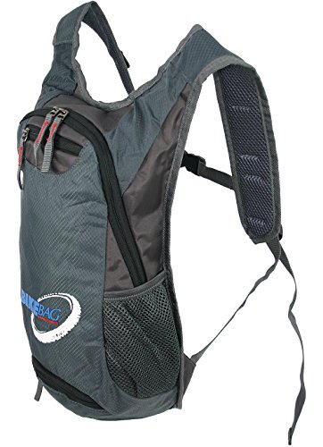 WILD THINGS ONLY !!! Mochila para Bicicleta para Trekking, Mochila para Ciclismo, Deportes y Actividades al Aire Libre, Muy Ligera y práctica, Acolchada, 4068 Gris