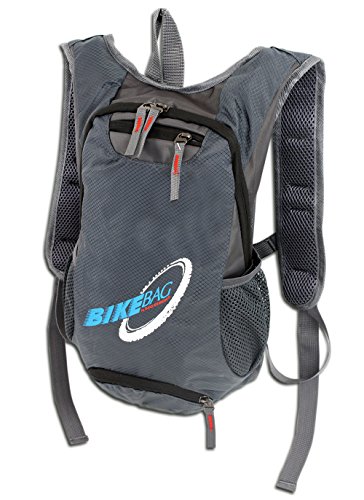 WILD THINGS ONLY !!! Mochila para Bicicleta para Trekking, Mochila para Ciclismo, Deportes y Actividades al Aire Libre, Muy Ligera y práctica, Acolchada, 4068 Gris