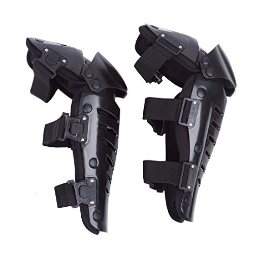 WILDKEN Adultos Rodilleras Moto Enduro Espinillera Motocross Protección de Rodilla Corporal Protector Rodilla Motocicleta Bicicleta para Protector Caballero al Aire Libre ( Negro Fresco )