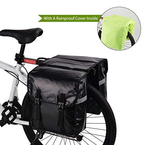 WILDKEN Alforjas para Portaequipajes de Bicicleta, Bolsas Traseras para Bicicletas MTB Sillines Pannier Bag Impermeable Bicicleta Carretera Asiento Trasero (Azul)