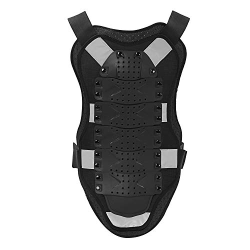 WILDKEN Chaleco Protector para Motocicletas Moto Hombre Protección de Pecho Corporal Proteger Espalda Chaqueta de esquí Ropa Protectora de Cuerpo Armadura para Esquí Patinaje (L)