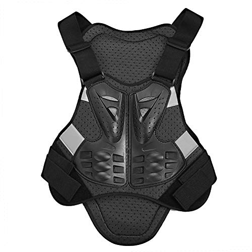 WILDKEN Chaleco Protector para Motocicletas Moto Hombre Protección de Pecho Corporal Proteger Espalda Chaqueta de esquí Ropa Protectora de Cuerpo Armadura para Esquí Patinaje (L)