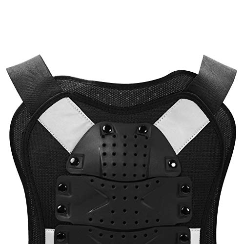 WILDKEN Chaleco Protector para Motocicletas Moto Hombre Protección de Pecho Corporal Proteger Espalda Chaqueta de esquí Ropa Protectora de Cuerpo Armadura para Esquí Patinaje (L)