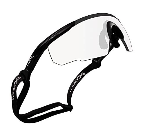 Wiley X Saber Advanced Gafas De Sol, Unisex, Matte Black/Clear, Medium/X-Large