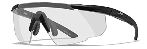 Wiley X Saber Advanced Gafas De Sol, Unisex, Matte Black/Clear, Medium/X-Large