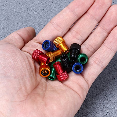 WINOMO 10pcs Adaptador de Válvula Bici Bomba Convertidor de Valvula Presta a Schrader para Bicicleta