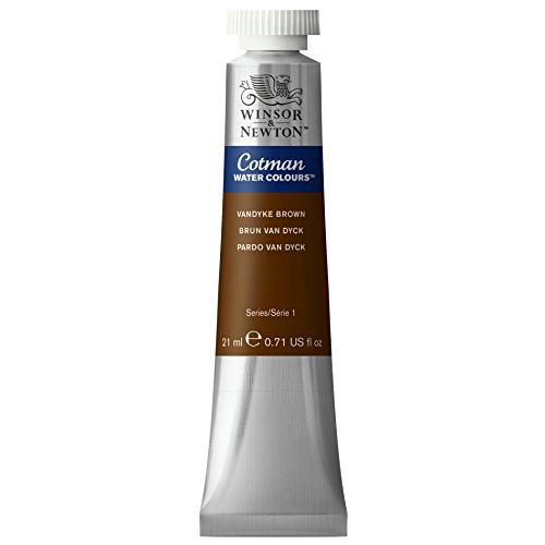 Winsor & Newton Cotman - Tubo acuarela, 21 ml, color pardo van Dyck