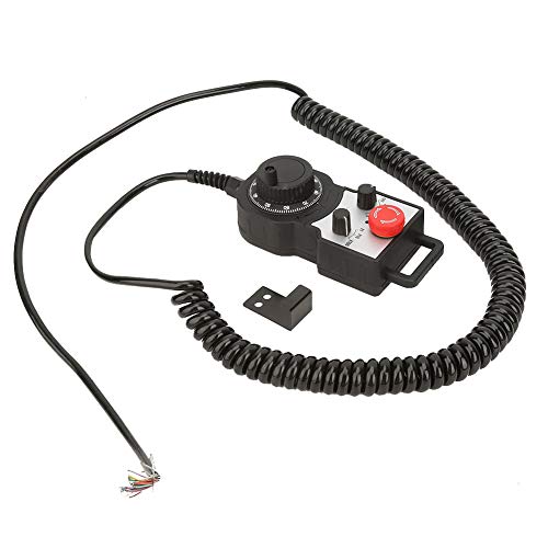WJIN Mango Generador de pulsos -5V Volante electrónico inalámbrico de 4 Ejes Controlador Manual Mango Generador de pulsos