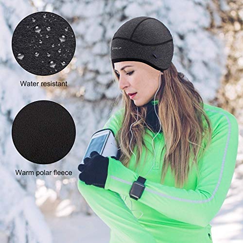 WKTRSM Gorro de Ciclismo para Hombre y Mujer Gorro Bicicleta Bajo Casco Transpirable Gorra de Deporte Invierno Sombreros Térmico A Prueba de Viento para Correr Motociclismo Esquí