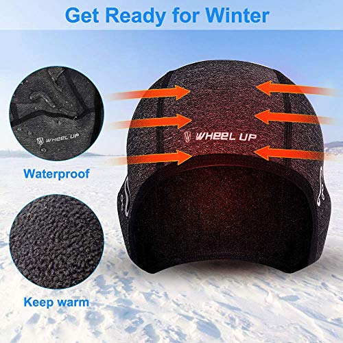 WKTRSM Gorro de Ciclismo para Hombre y Mujer Gorro Bicicleta Bajo Casco Transpirable Gorra de Deporte Invierno Sombreros Térmico A Prueba de Viento para Correr Motociclismo Esquí