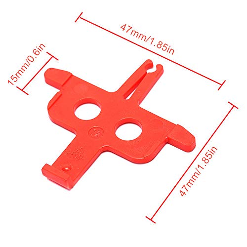 WLKK Espaciador de Pastillas de Freno de Disco hidráulico 5pcs, Espaciador de Freno de Bicicleta de Freno de Disco de Aceite de Bicicleta