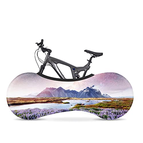 WNAVX Prima Cubierta de la Bicicleta del Estiramiento de la Moda Seda Seda STRISE STRISE 26"A 29" Bicicleta Cubierta de Polvo Interior MTB Accesorios for Bicicletas para Bicicletas de Monta