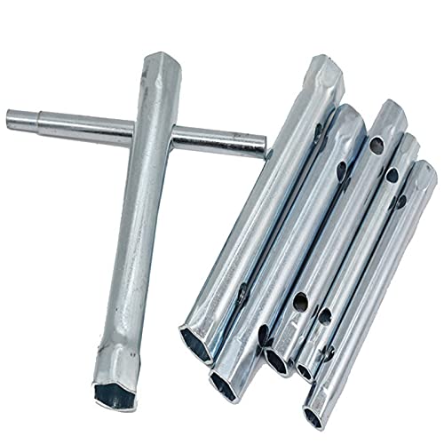 Wnuanjun 7 unids/Set GTBL 6MM - Tubo TUBÚS Tubo SOBREJO Conjunto Tubo Tubo HUEBLO DE LA Llamada DE LA Llamada del SOBREJO (Color : Plata)