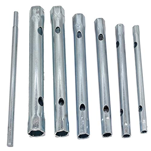 Wnuanjun 7 unids/Set GTBL 6MM - Tubo TUBÚS Tubo SOBREJO Conjunto Tubo Tubo HUEBLO DE LA Llamada DE LA Llamada del SOBREJO (Color : Plata)