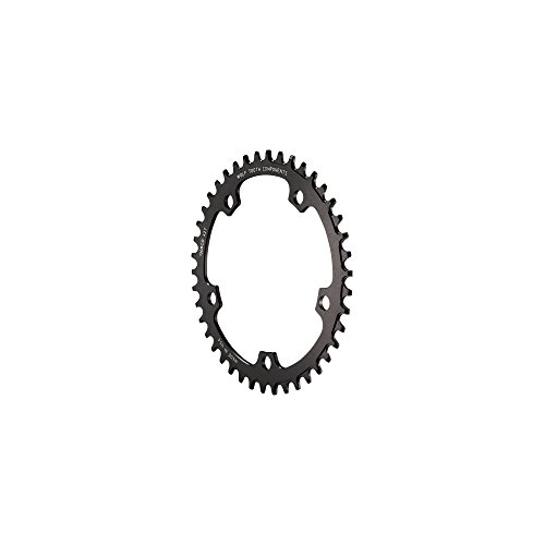 Wolf Tooth 110BCD Plato Bicicleta, Negro, 34