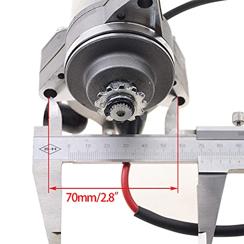 WOOSTAR Motor Electrico Arranque Reemplazo para 50cc 70cc 90cc 110cc 125cc Taotao Jetmoto Roketa Sunl Coolster ATV Quad Dirt Bike Go Kart