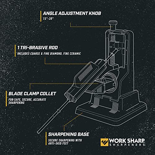 Work Sharp Afilador de cuchillo de ajuste de precisión