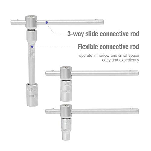 WORKPRO 108 Piezas Juego de Vasos para Llaves Carraca 1/2 y 1/4 Pulgada,Juego de Llaves de Vaso Cr-V, incluye Llave de Trinquete,Ideal para bricolaje, reparación de automóviles o trabajos mecánicos