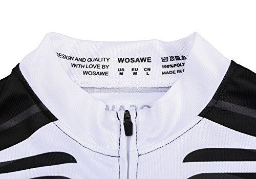 WOSAWE Camisetas de Ciclismo para Hombre Transpirable Chaleco de Bicicleta sin Mangas MTB Chaqueta para Deportes al Aire Libre (Esqueleto XL)