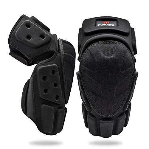 WOSAWE Rodilleras Protectoras Espuma EVA Equipo de Protección Guardia para Moto Racing Bicicleta Skate Patinaje