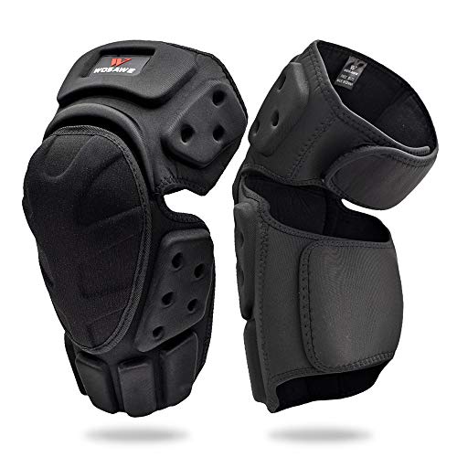 WOSAWE Rodilleras Protectoras Espuma EVA Equipo de Protección Guardia para Moto Racing Bicicleta Skate Patinaje