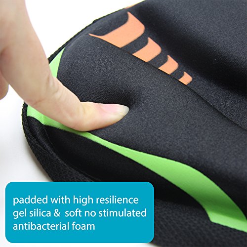 WOTOW - Funda para sillín de bicicleta, funda de gel con revestimiento resistente al agua, protector de sillín para el asiento de la bicicleta