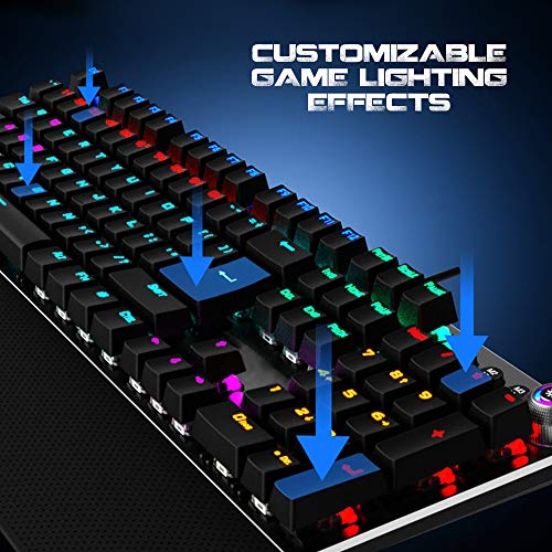 Woxter Stinger RX 1000 Kr - Teclado gaming mecánico, Estructura de aluminio, Micro Switch KRGD, retroiluminado, Anti-Ghosting, cable de nylon, compatible PC/PS4/Fortnite/Apex Legends