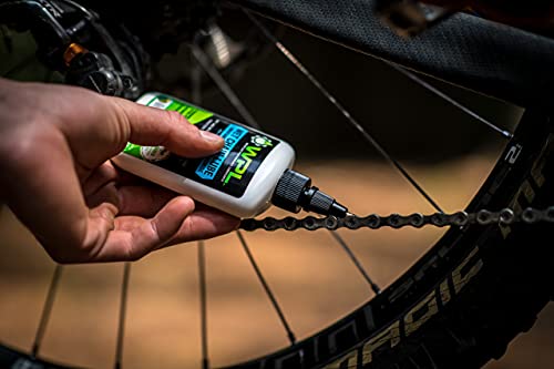 WPL Lubricante para Cadenas Húmedas 120ml - Lubricante de Cadena de Primera Calidad para Bicicletas de Montaña y de Carretera - para la Eficiencia del Pedaleo y el Rendimiento de Larga Duración