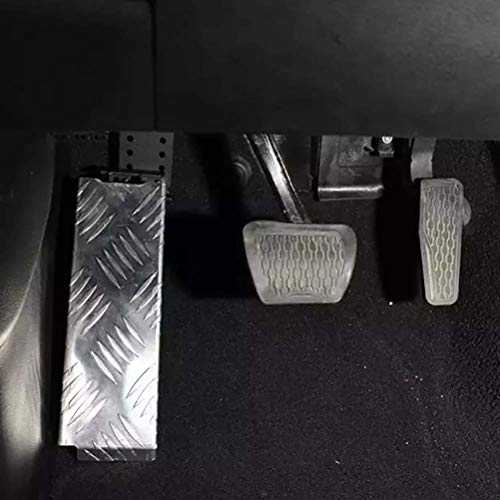 WSJXDJ Materiales de Hierro Dead Pedal Driver Left Foot Reposapiés Panel Kick Panel Iron Car Accesorios para Jeep Wrangler JL 2018 2019 Gladiator JT 2020