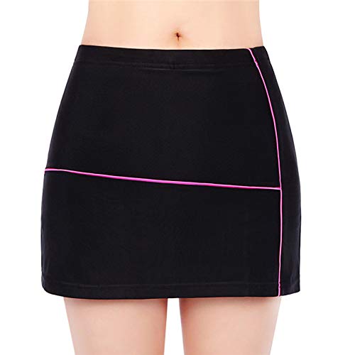 WWAIHY Culotte Ciclismo Mujer,MTB Deporte Culotte con Badana Transpirable Secado Rápido,Verano Ropa Interior Ciclismo Gel 3D Acolchado,Bicicletas Mountain Bike Pantalones Cortos(Size:SG,Color:Negro)