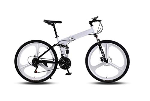 WYJW Bicicletas de Carretera para Hombres y Mujeres, Bicicletas de 21 velocidades y 26 Pulgadas, Solo para Adultos, Cuadro de Acero con Alto Contenido de Carbono, Carreras de Bicicletas