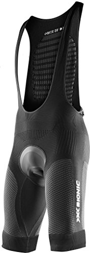 X-Bionic Bike Bib Race EVO Endurance Culotte Corto, Hombre, Negro/Antra, S