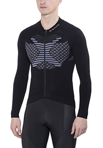 X-Bionic Bike Twyce Maillot, Hombre, Negro/Blanco, S