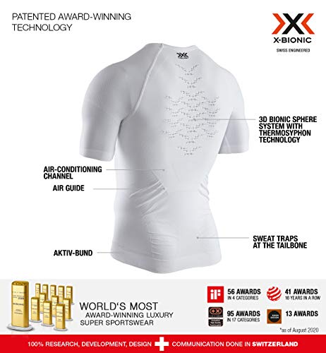 X-Bionic Camiseta M/C Energizer Mk3 Round Neck Hombre Blanco