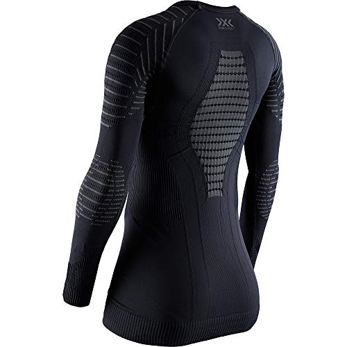 X-Bionic Camiseta Ml con Redondo Invent 4.0 Mujer Negro, s (IN-YT06W19W)