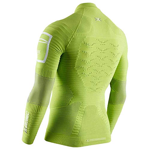 X-Bionic Camiseta M/L Effektor 4.0 Trail Run Half Zip Hombre Verde