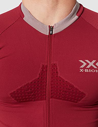 X-Bionic IN-BT00S19M T-Shirt, Namib Red/Dolomite Grey, S Mens