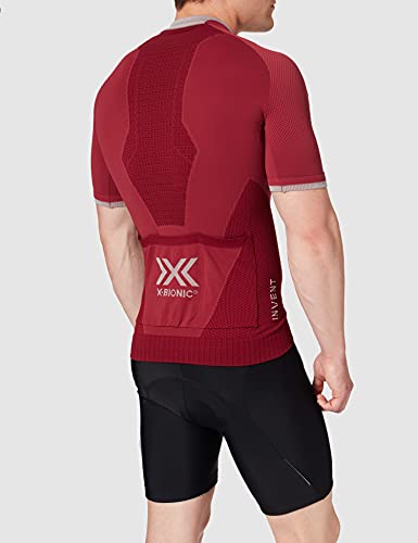 X-Bionic IN-BT00S19M T-Shirt, Namib Red/Dolomite Grey, S Mens